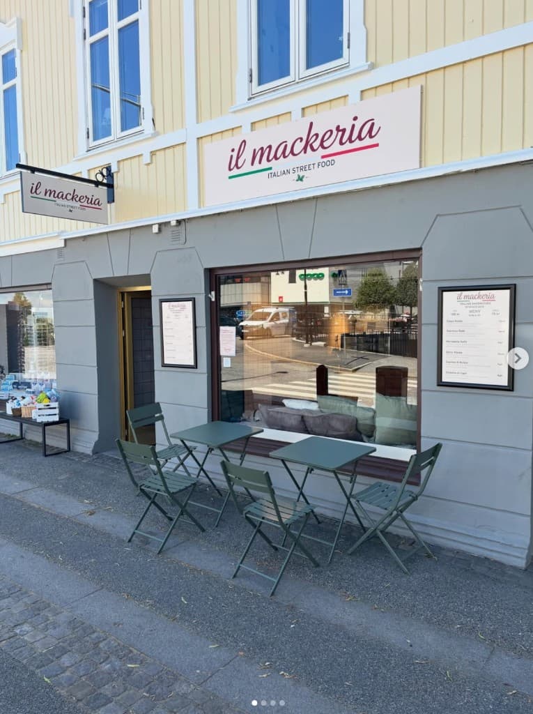 il mackeria utifrån på Södra Hamngatan